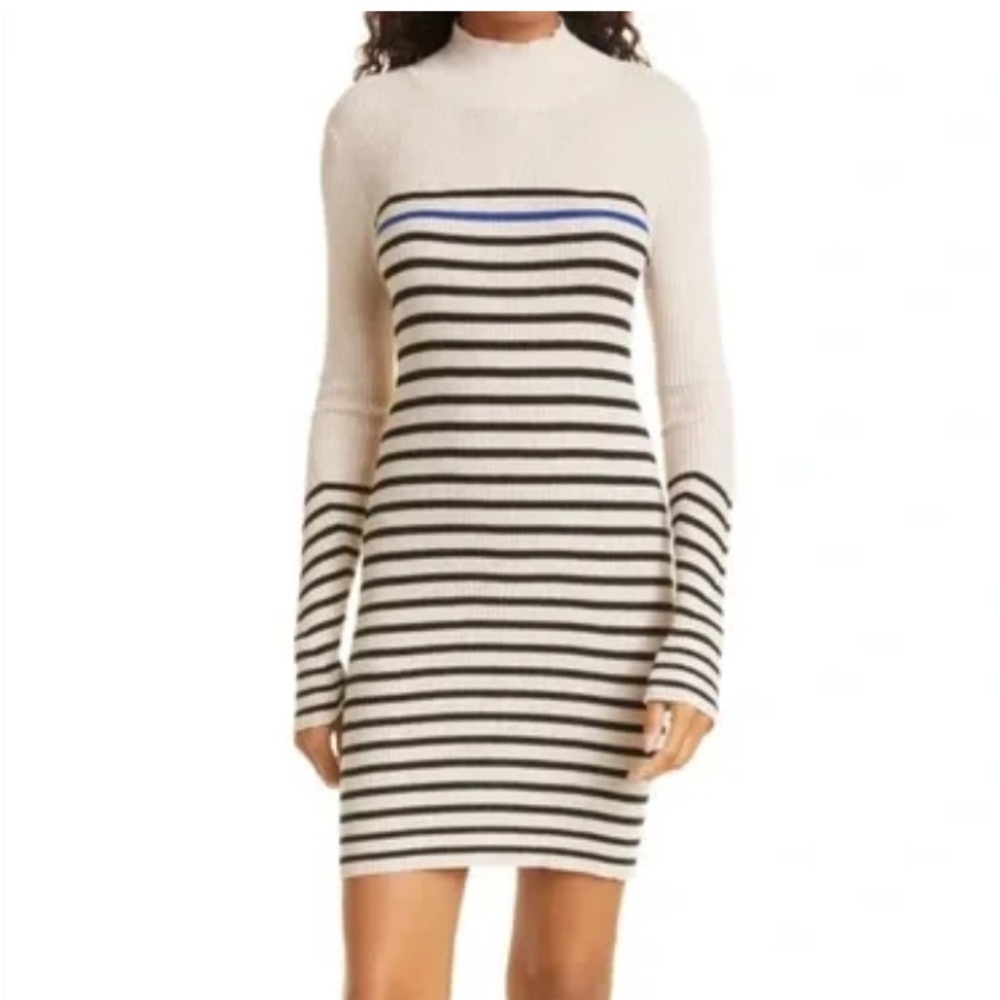 RAG & BONES KATE STRIPE LIGHTWEIGHT CASHMERE BLEND DRESS ❤️❤️